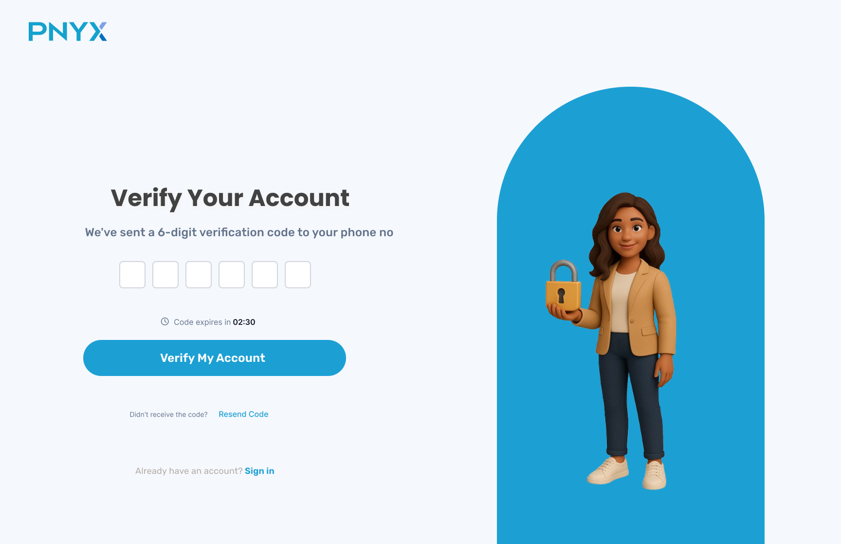 verify account