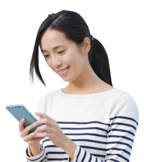 Person using phone
